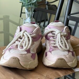 Zara Pink and Cream kids Sneakers